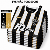 Grade Fechada Atlético Mineiro Home Torcedor Masculino- 10 peças