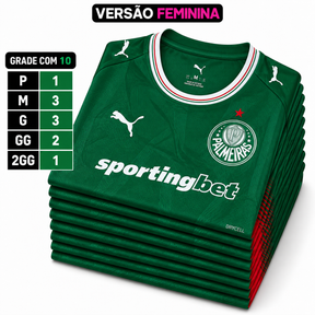 Grade Fechada Palmeiras Home Torcedor Feminina 10 Peças