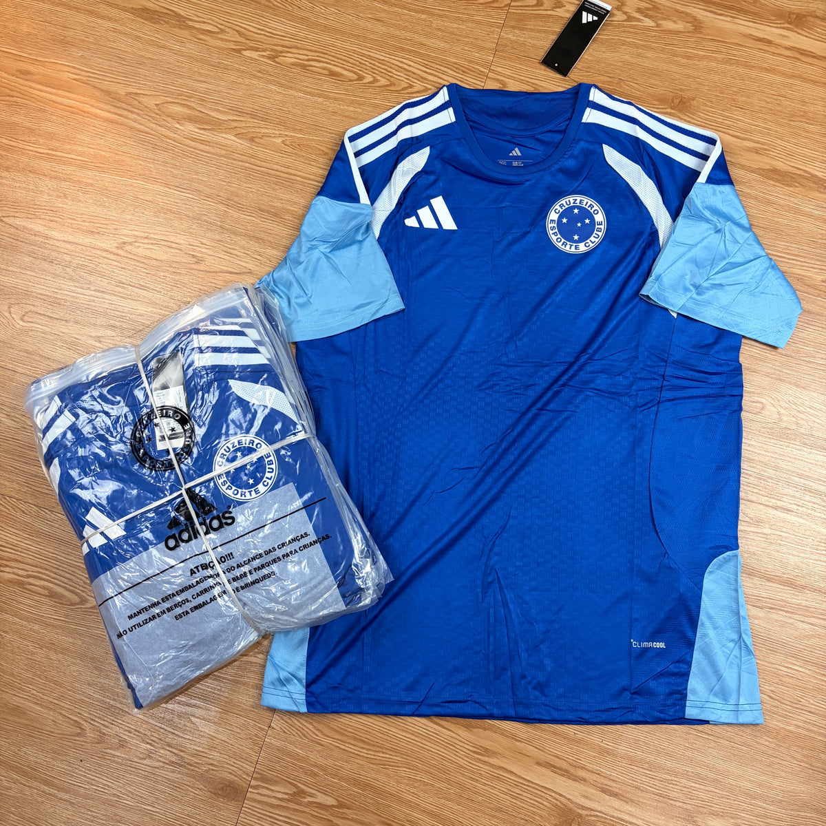 Grade Fechada Cruzeiro Treino 1 Torcedor Masculino- 10 Peças