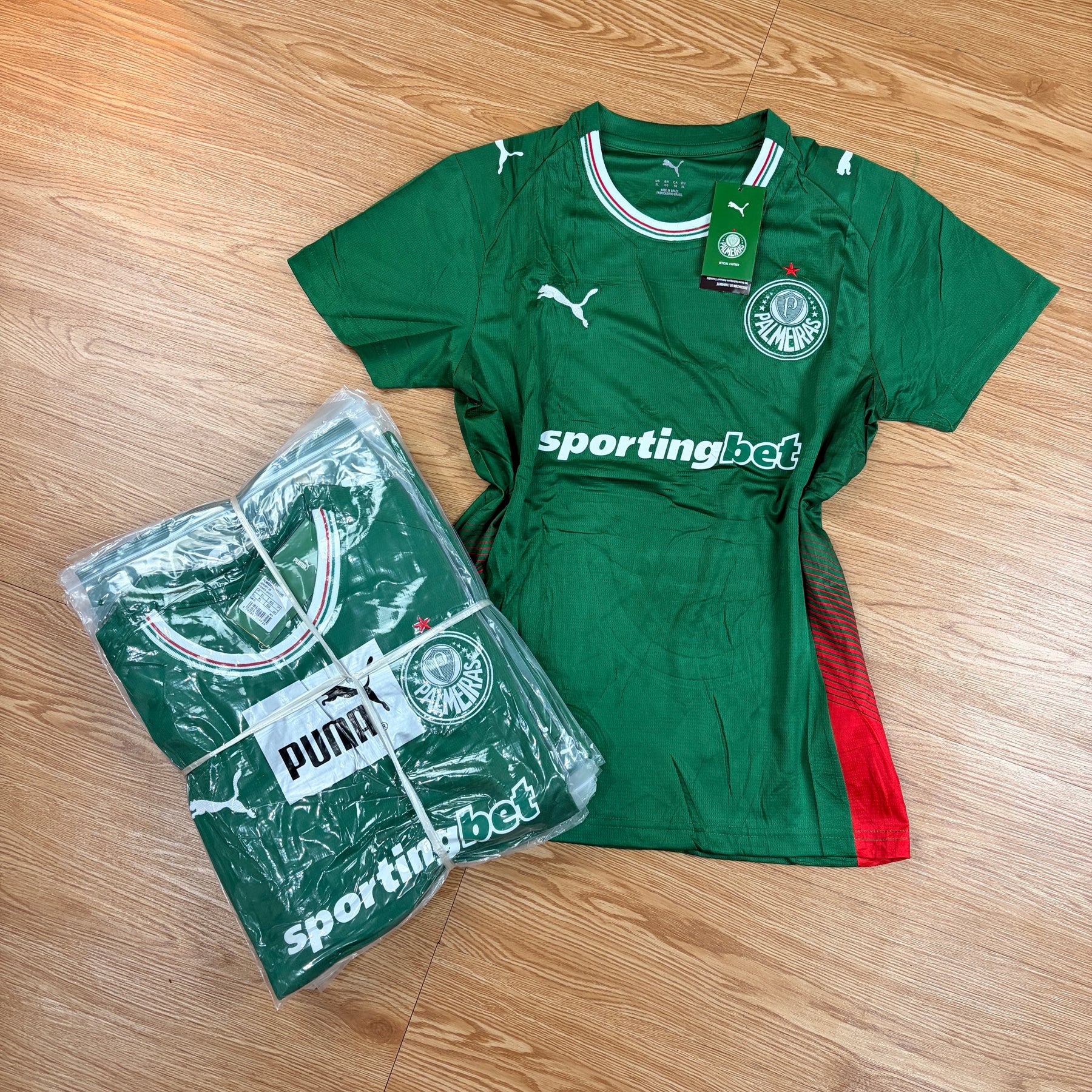 Grade Fechada Palmeiras Home Torcedor Feminina 10 Peças