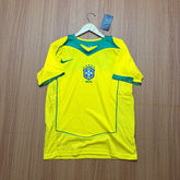 Camisa Brasil Home 2004 Retrô Masculino