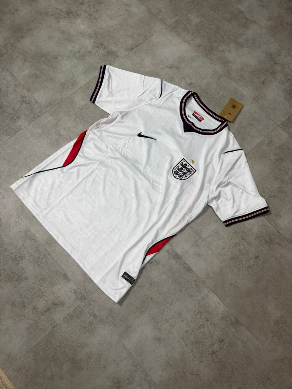 Camisa Inglaterra Branca 26/27 Torcedor Masculino