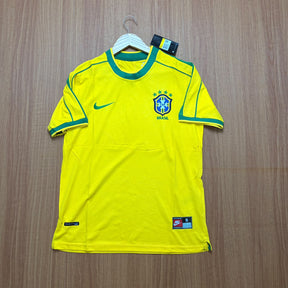 Camisa Brasil Home 1998 Retrô Masculino