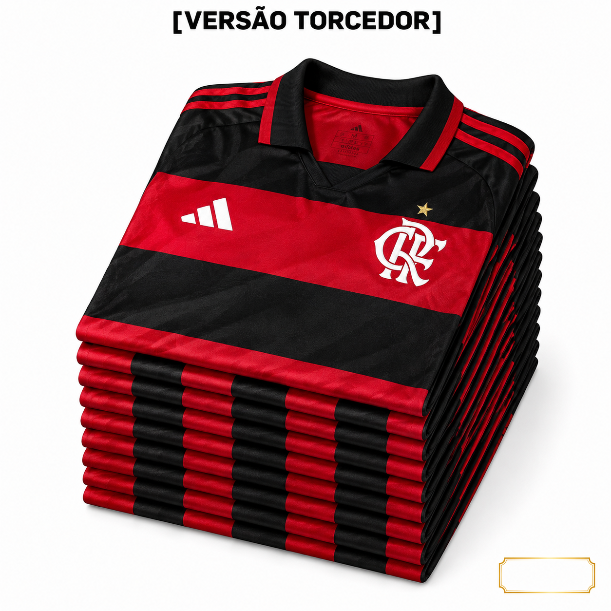 Grade Fechada Flamengo Home Torcedor Masculino- 12 Peças