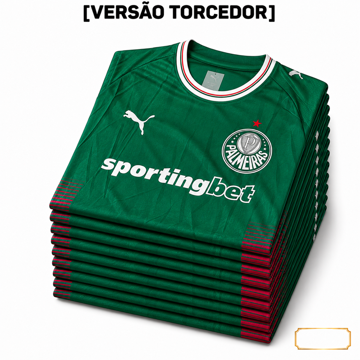Grade Fechada Palmeiras Home Torcedor Masculino- 12 Peças